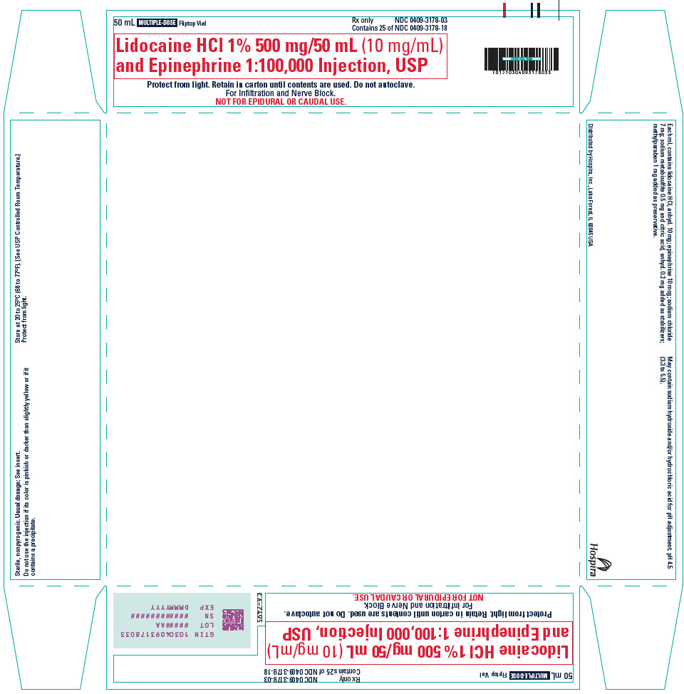 PRINCIPAL DISPLAY PANEL - 50 mL Vial Tray - 3178