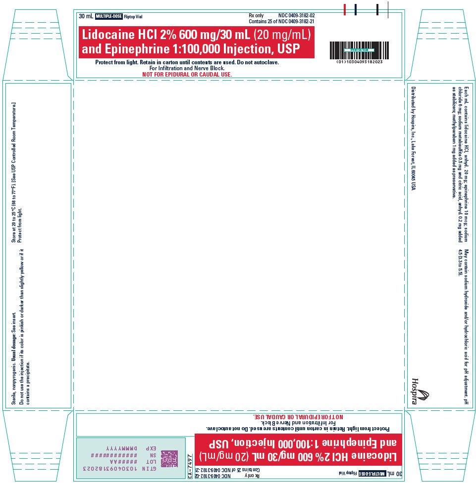 PRINCIPAL DISPLAY PANEL - 30 mL Vial Tray - 3182