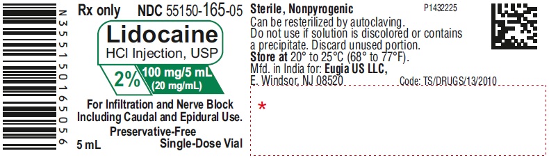 PACKAGE LABEL-PRINCIPAL DISPLAY PANEL - 2% 100 mg/5 mL (20 mg/mL) - 5 mL Container Label