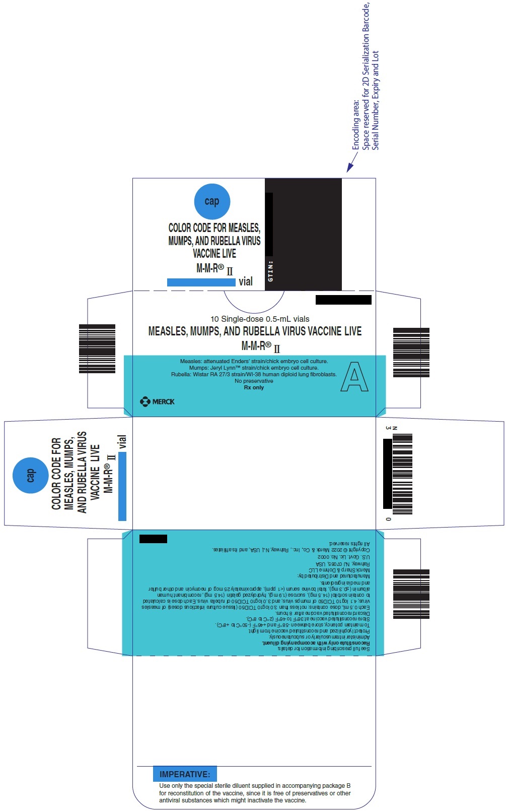 PRINCIPAL DISPLAY PANEL - 0.5 mL Vial Carton