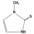 Methimazole Structural Formula