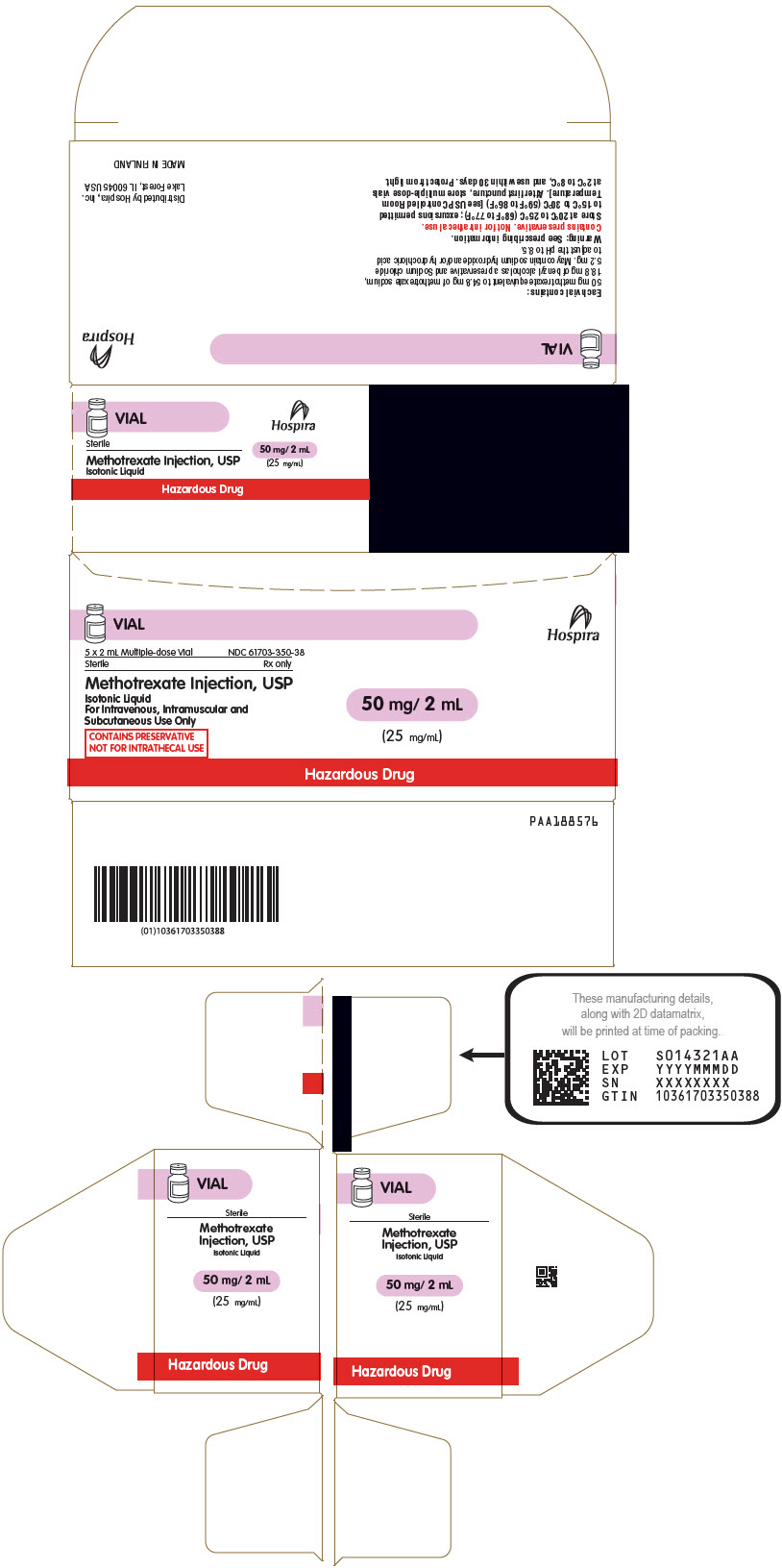 PRINCIPAL DISPLAY PANEL - 2 mL Vial Carton