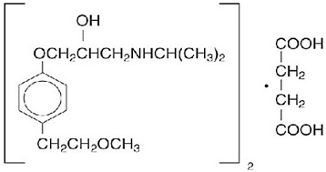 metoprolol-structure