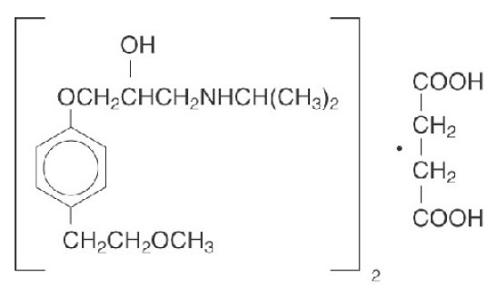 metoprolol-structure