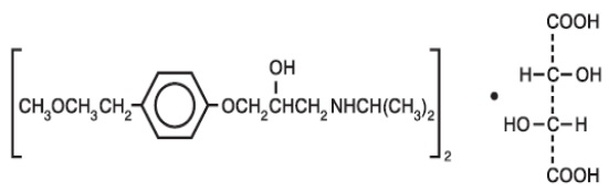 metoprolol-tartrate-structure