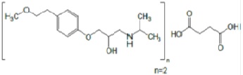 metoprololsuccinatestructure