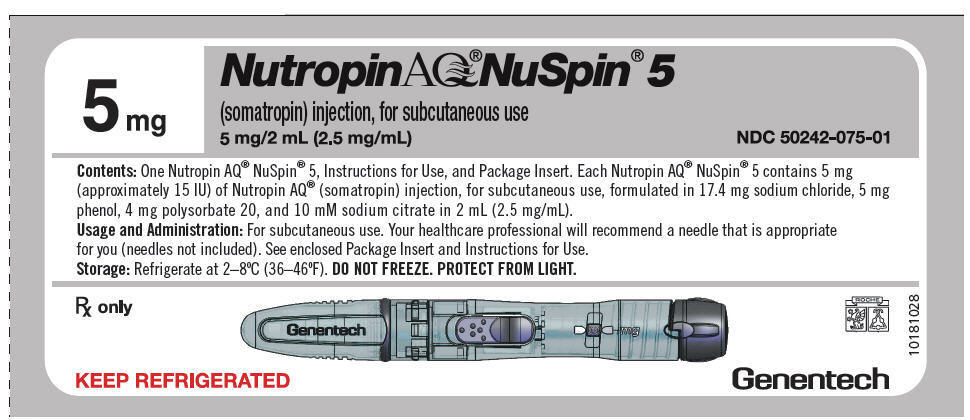 PRINCIPAL DISPLAY PANEL - 5 mg NuSpin IFU