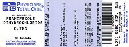 image of 0.5 mg package label