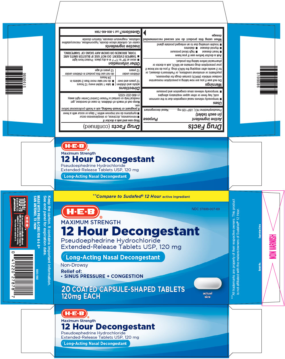 Principal Display Panel - 120 mg Tablet Blister Pack Carton