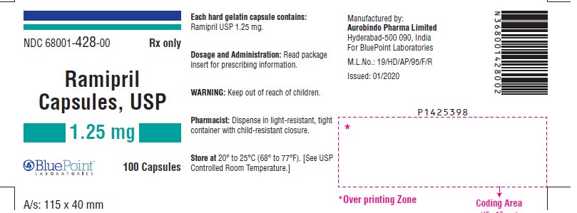 Ramipril Capsules 1.25mg 100 Capsules Rev 01/2020