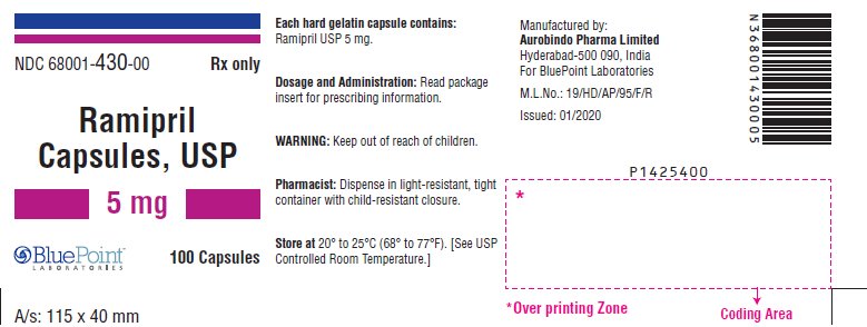 Ramipril Capsules USP 5mg 100 Capsules Rev 01/2020