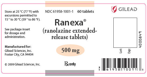 PRINCIPAL DISPLAY PANEL - 500 mg Label