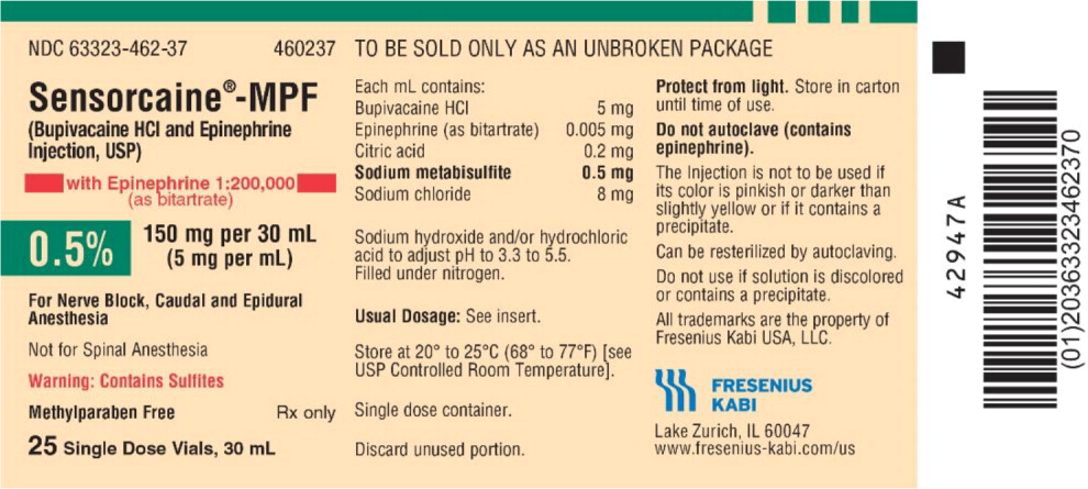 PACKAGE LABEL – PRINCIPAL DISPLAY – Sensorcaine 30 mL Single Dose Vial Tray Label
