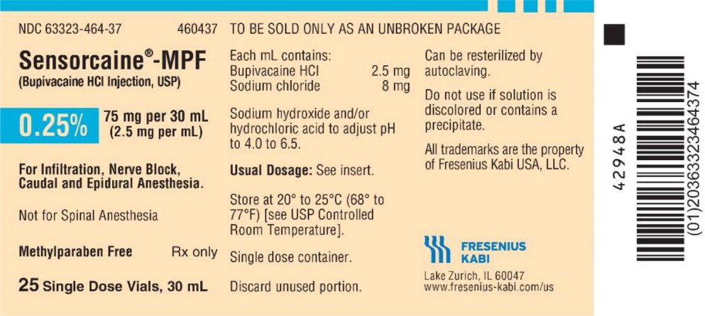 PACKAGE LABEL – PRINCIPAL DISPLAY – Sensorcaine 30 mL Single Dose Vial Tray Label
