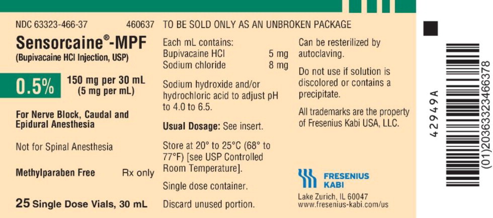 PACKAGE LABEL – PRINCIPAL DISPLAY – Sensorcaine 30 mL Single Dose Vial Tray Label
