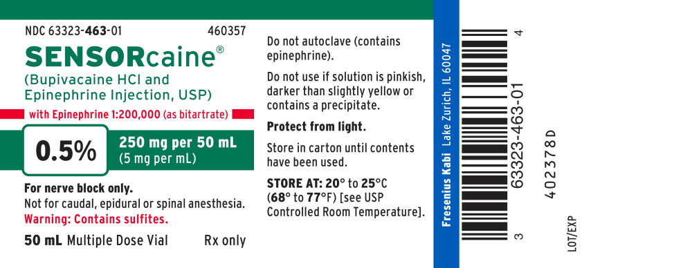 PACKAGE LABEL – PRINCIPAL DISPLAY – Sensorcaine 50 mL Multiple Dose Vial Label
