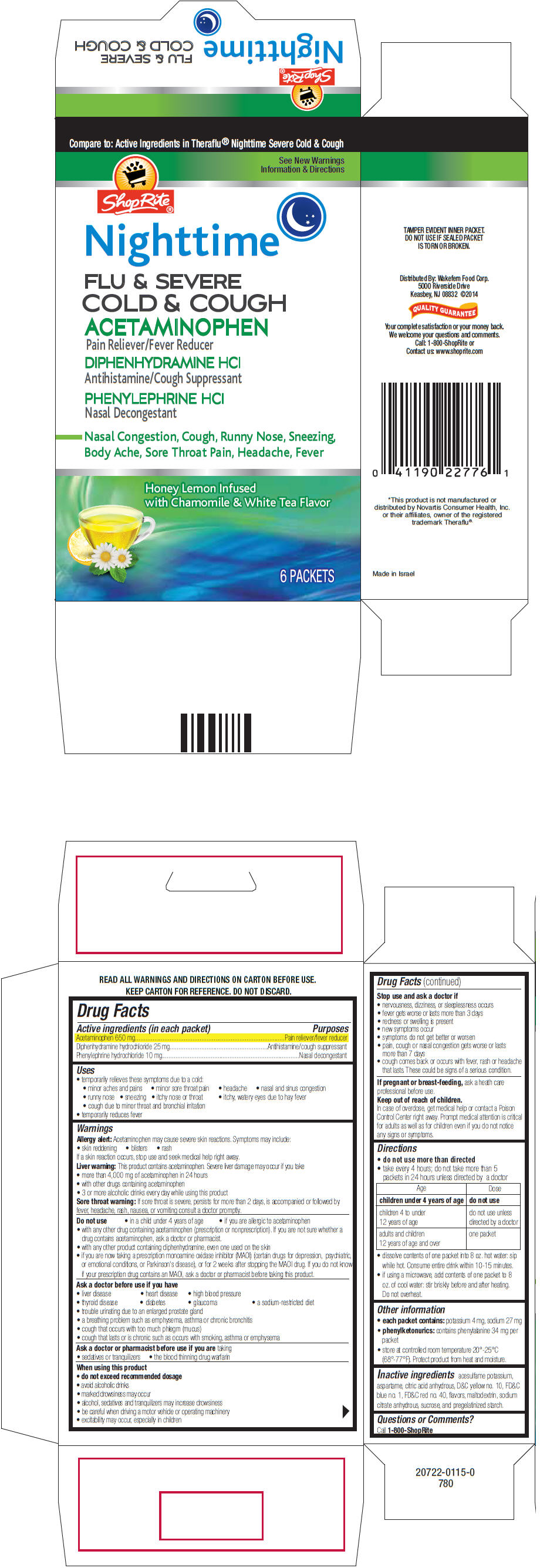 PRINCIPAL DISPLAY PANEL - 6 Packet Carton