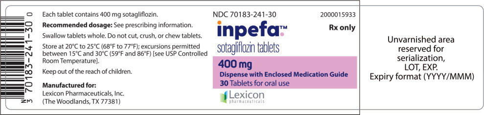 Principal Display Panel – 30 Count 400 mg Bottle Label
