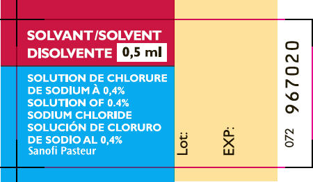 PRINCIPAL DISPLAY PANEL  - 0.5 ml Syringe Label