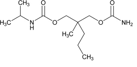 structural formula of CARISOPRODOL