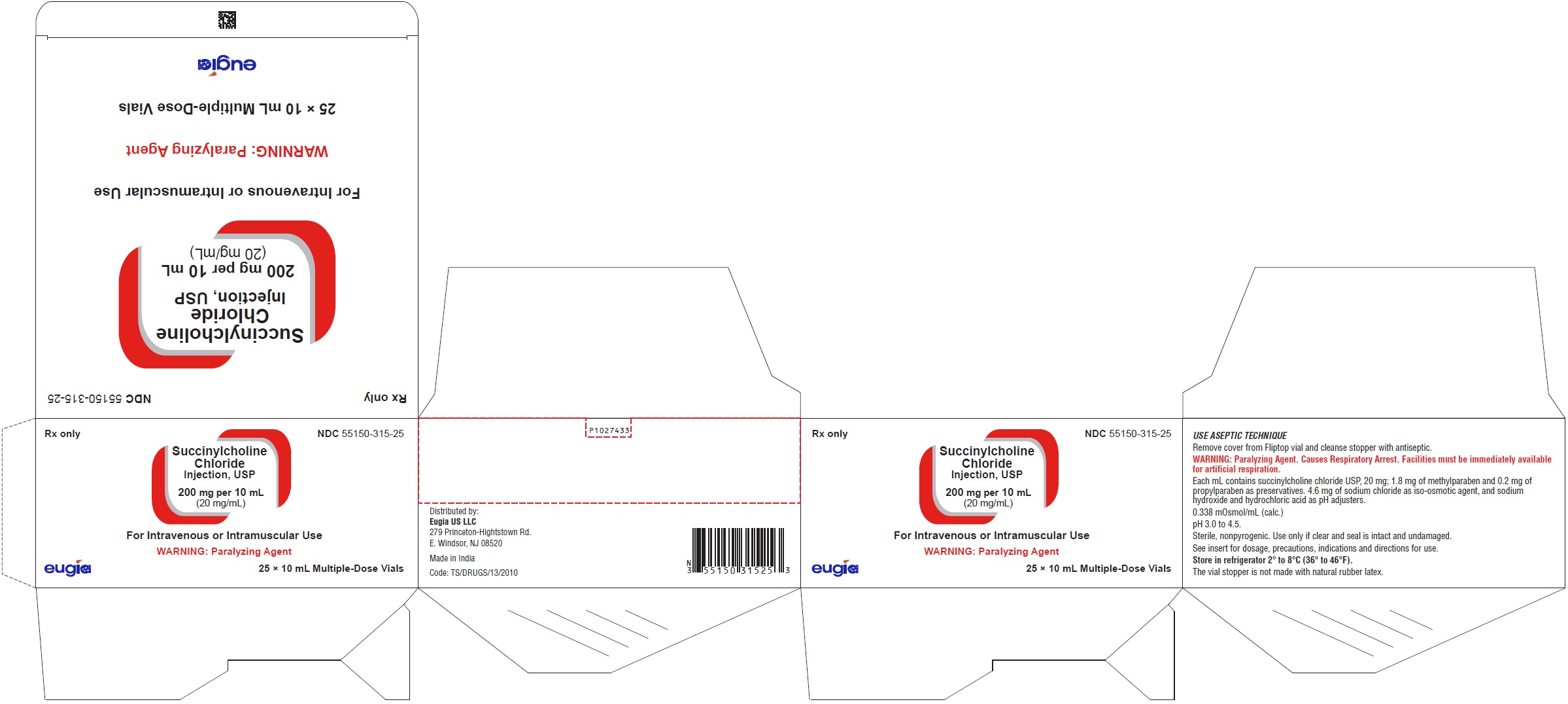 PACKAGE LABEL-PRINCIPAL DISPLAY PANEL - 200 mg per 10 mL (20 mg / mL) – Container-Carton (25 Vials)