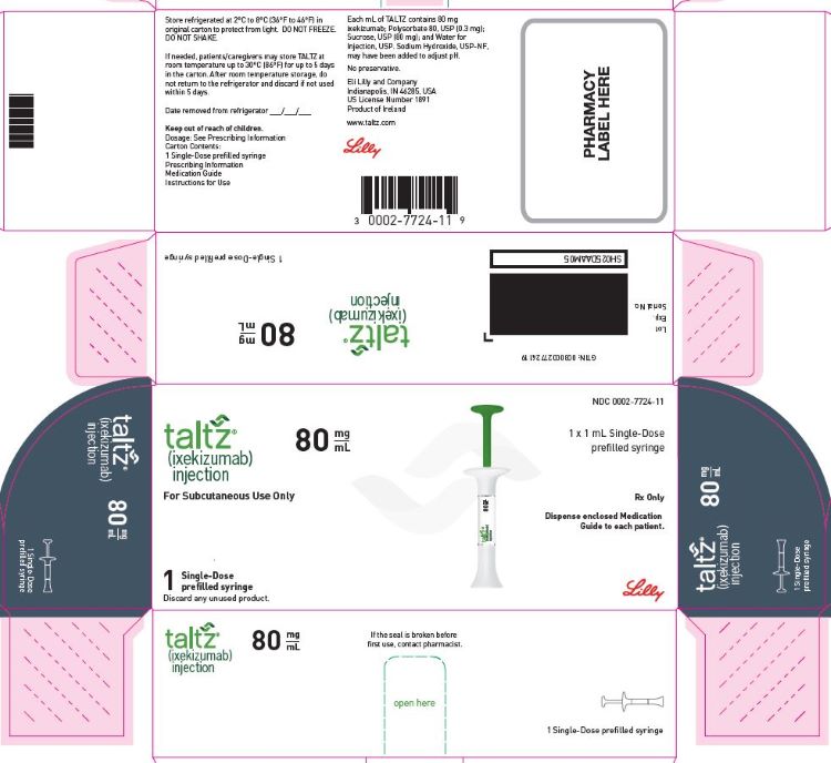 PACKAGE CARTON – Taltz Prefilled Syringe 80 mg
