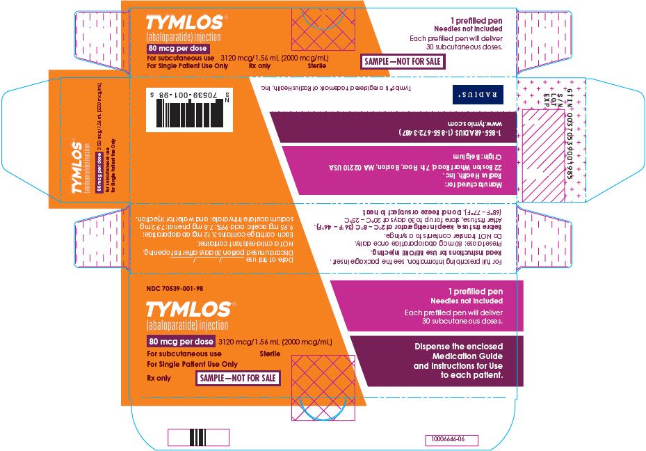 PRINCIPAL DISPLAY PANEL - Sample 80 mcg Carton Label