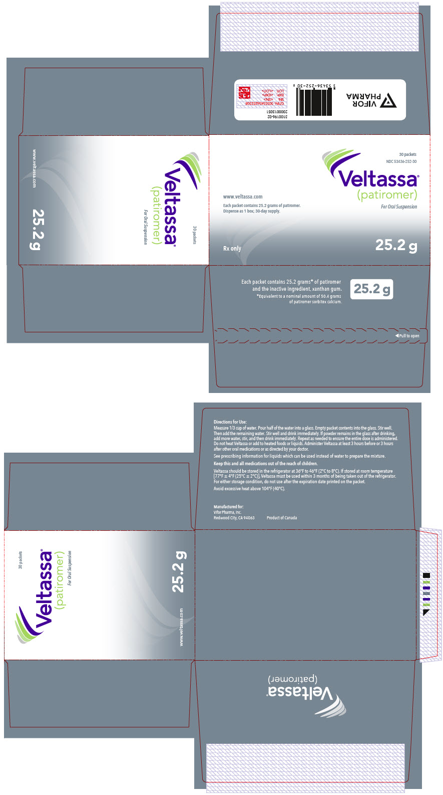 PRINCIPAL DISPLAY PANEL - 25.2 g Packet Carton