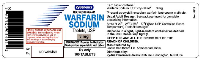 Warfarin Sodium tablets