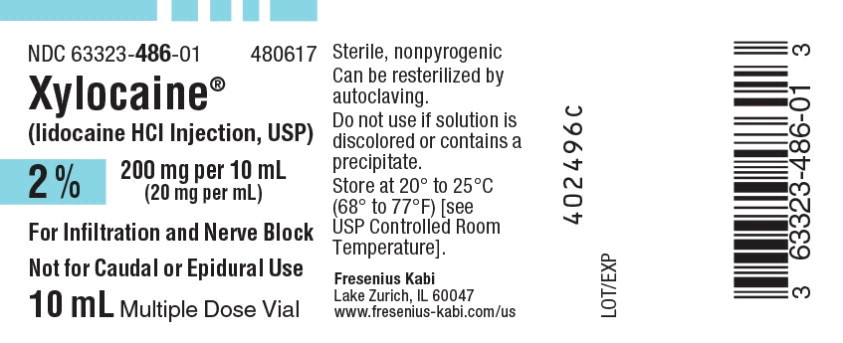 PACKAGE LABEL – PRINCIPAL DISPLAY – Xylocaine 10 mL Multiple Dose 
